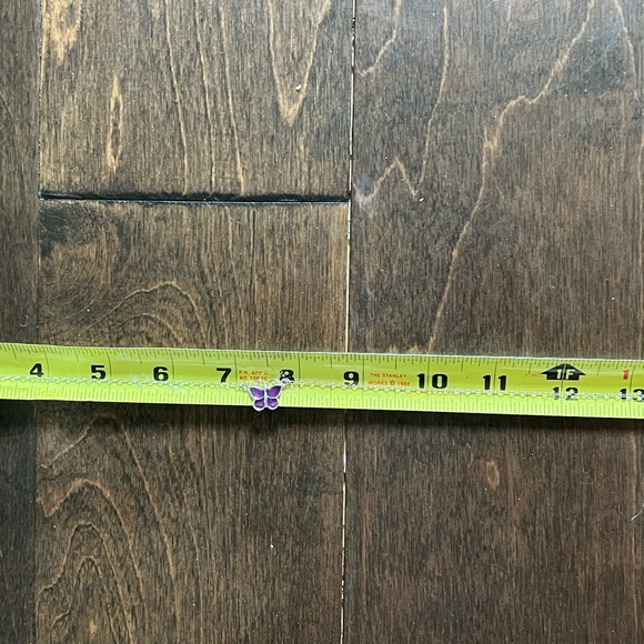 NWT Purple butterfly 🦋 sterling silver necklace length about 15” - Picture 6 of 6